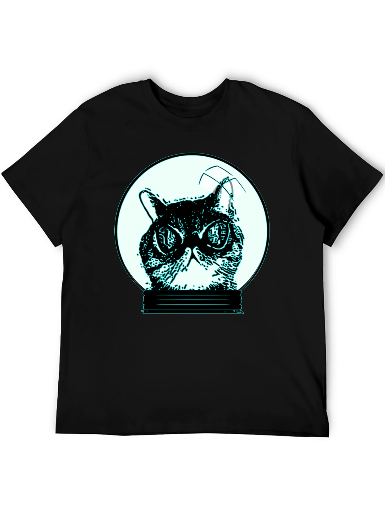Cool Cat in Bulb Graphic Tee