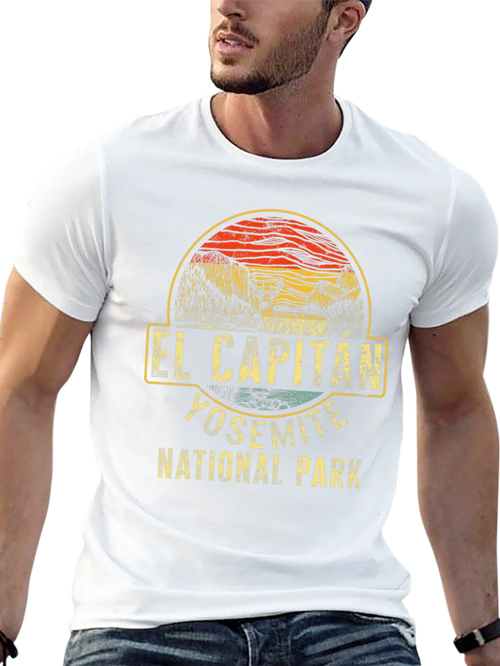 El Capitan Yosemite National Park Black T-Shirt