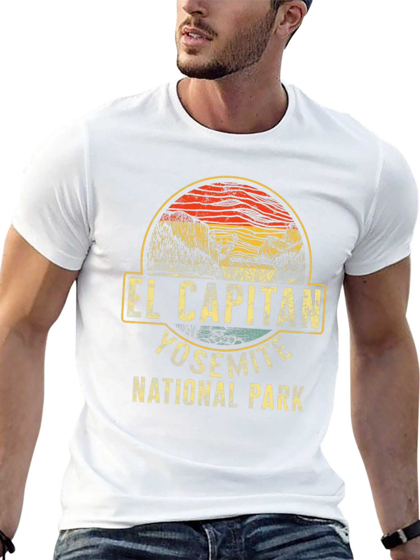 El Capitan Yosemite National Park Black T-Shirt