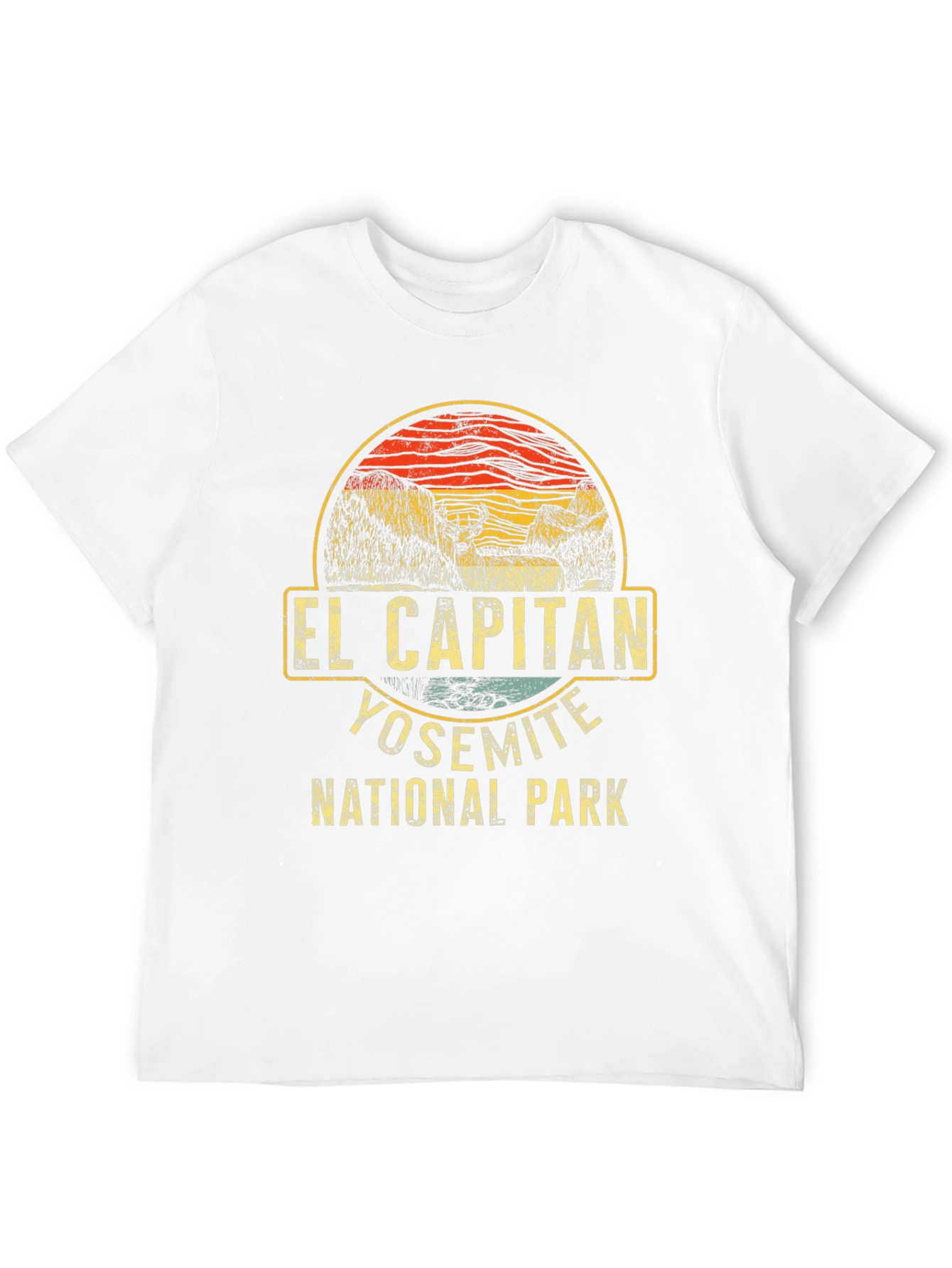El Capitan Yosemite National Park Black T-Shirt