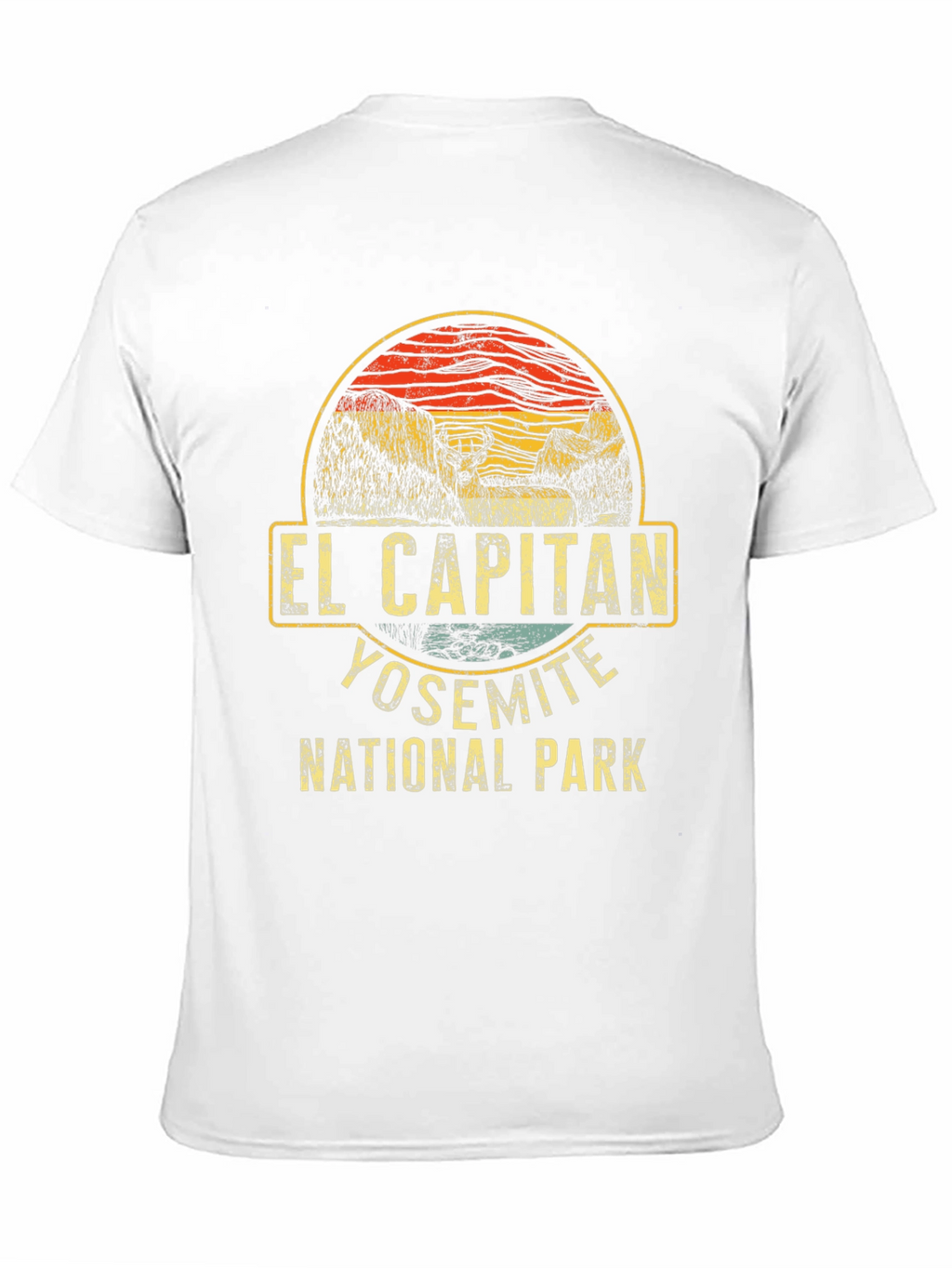 El Capitan Yosemite National Park Black T-Shirt