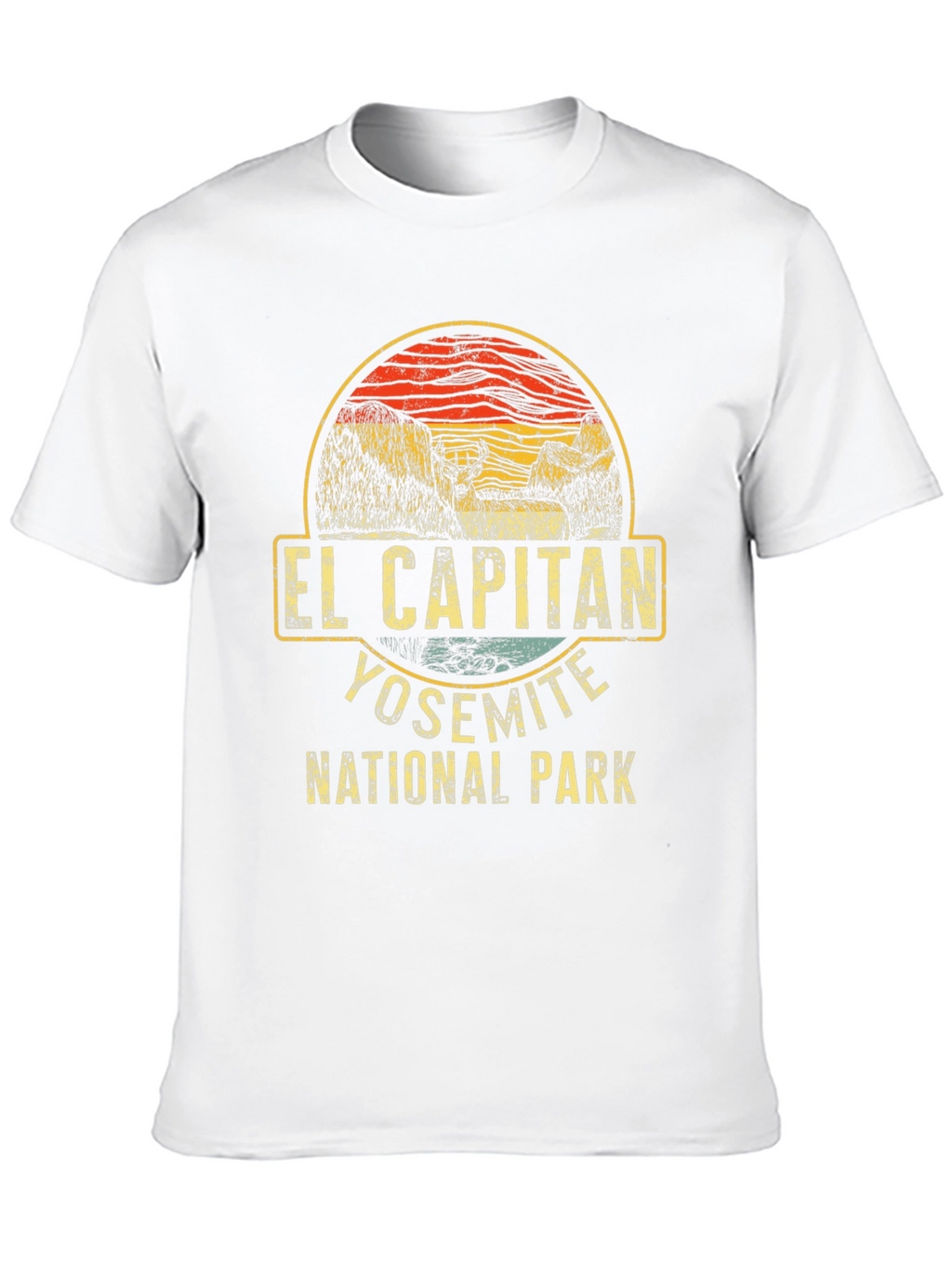 El Capitan Yosemite National Park Black T-Shirt