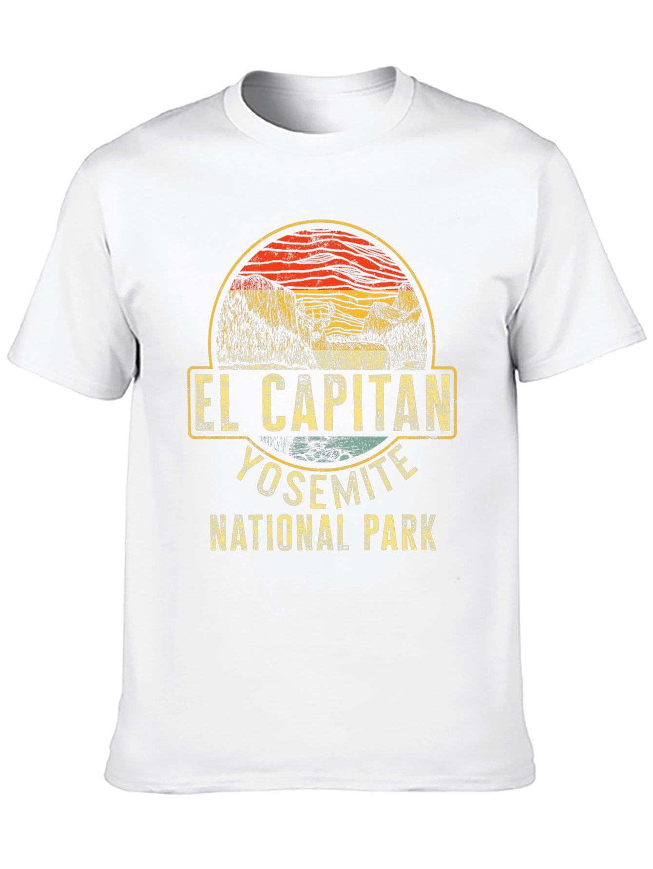 El Capitan Yosemite National Park Black T-Shirt