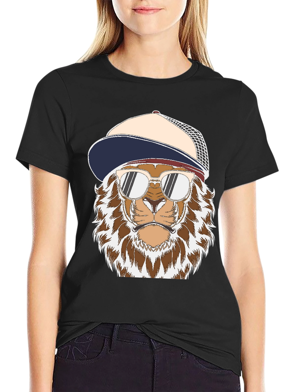 Cool Lion Graphic Tee - Streetwear Style