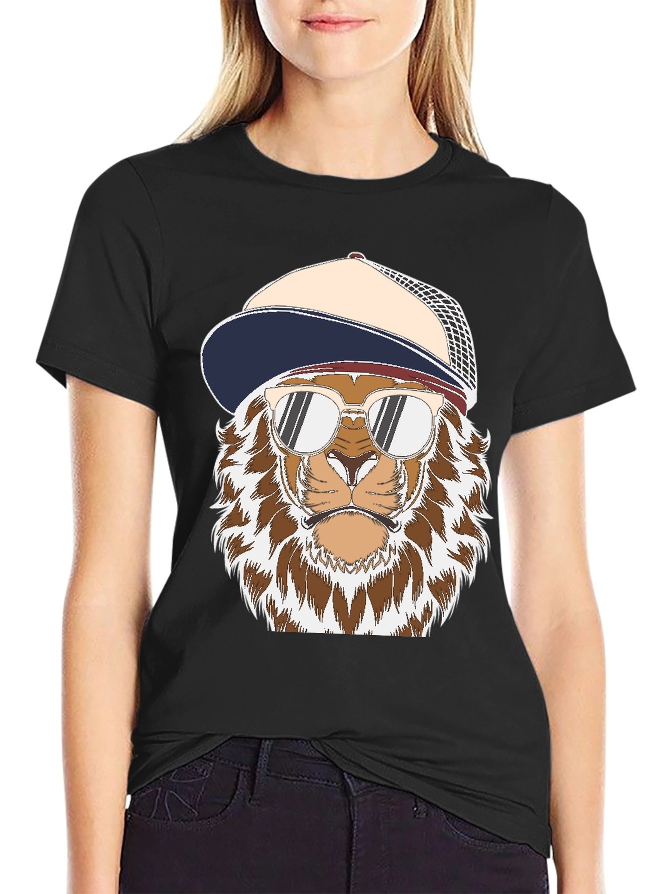 Cool Lion Graphic Tee - Streetwear Style