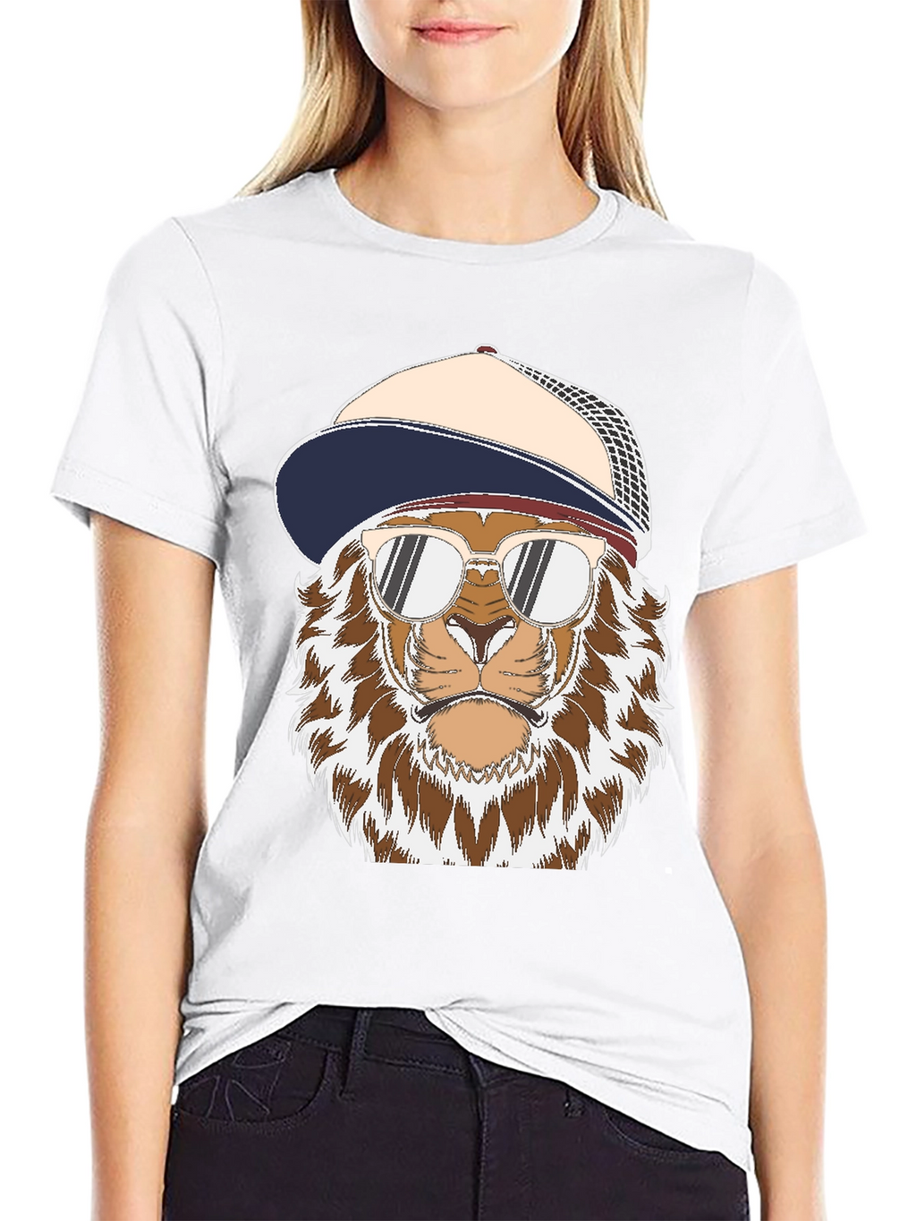 Cool Lion Graphic Tee - Streetwear Style