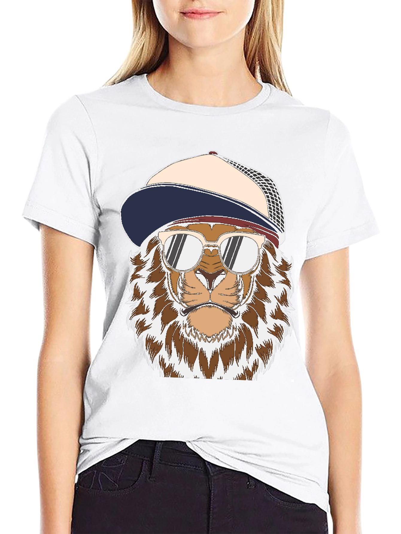 Cool Lion Graphic Tee - Streetwear Style