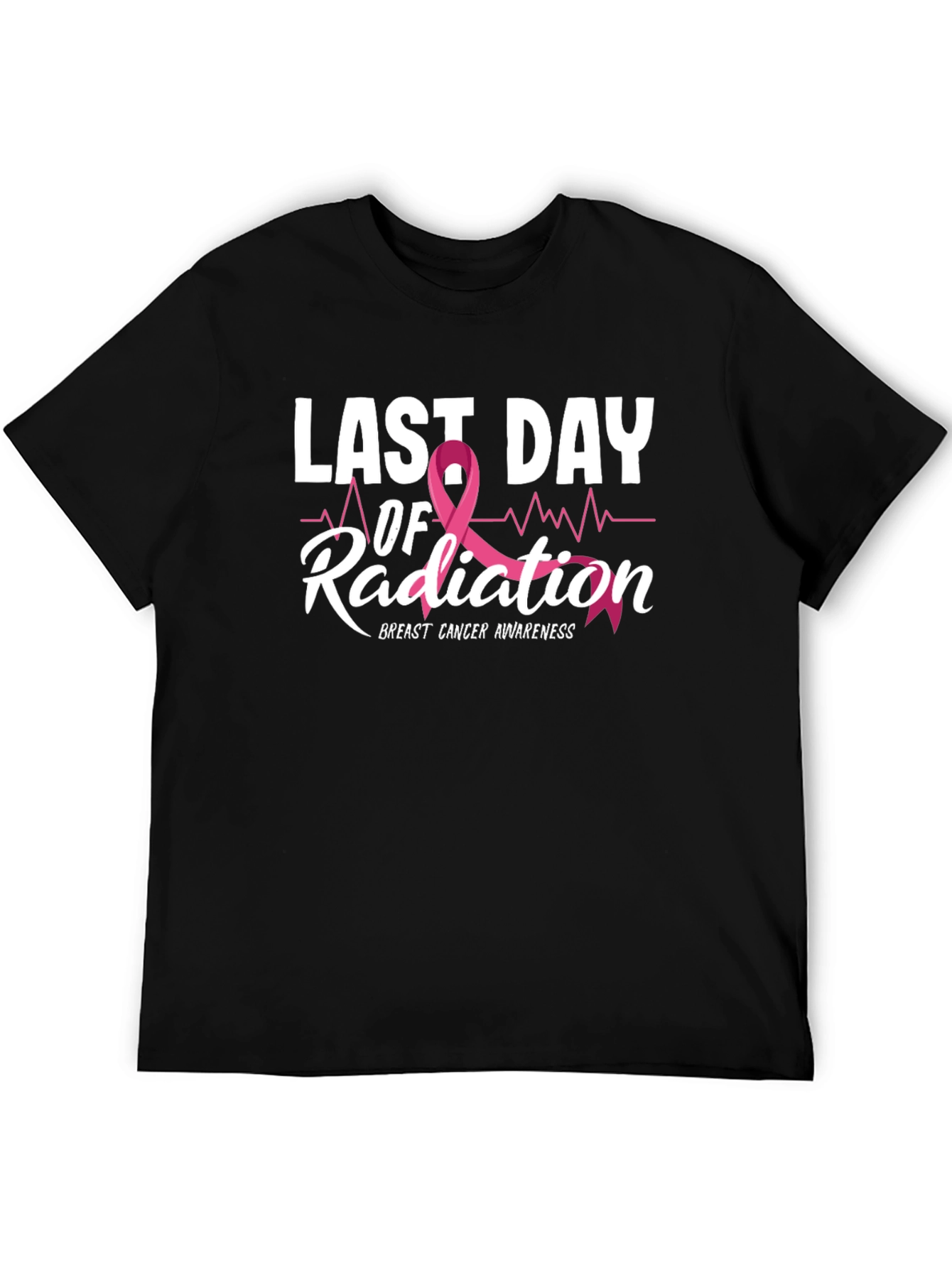 Last Day of Radiation Breast Cancer Awareness T-Shirt