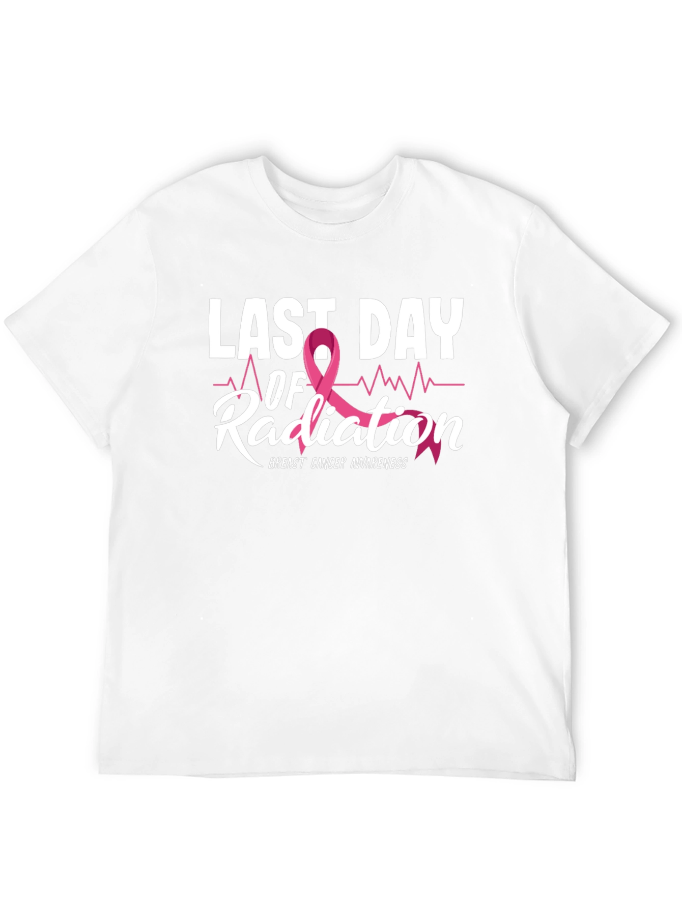 Last Day of Radiation Breast Cancer Awareness T-Shirt