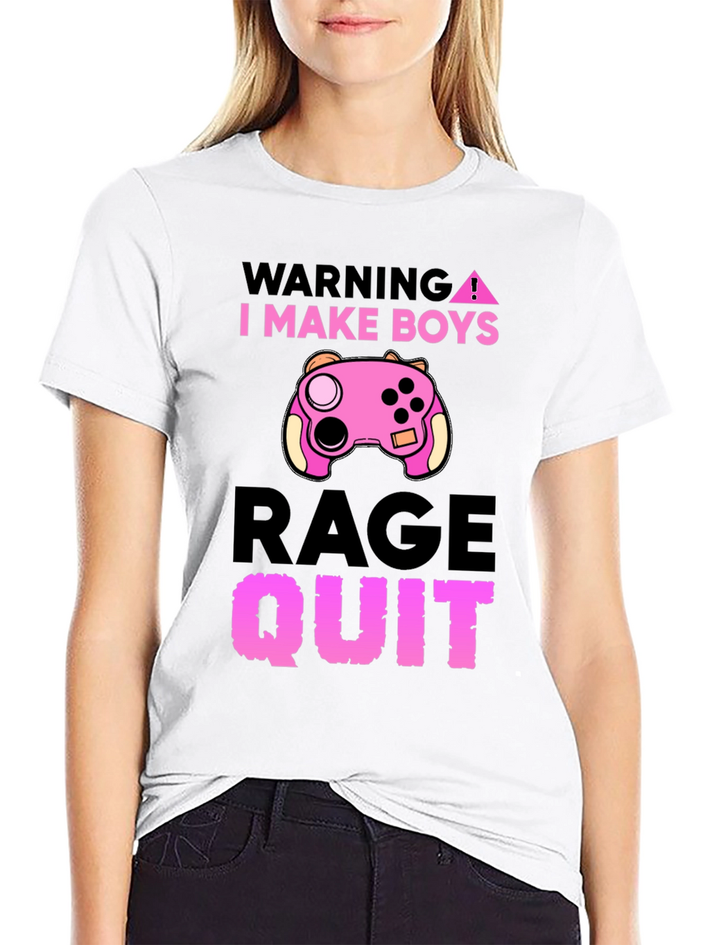 Warning I Make Boys Rage Quit Gaming T-Shirt