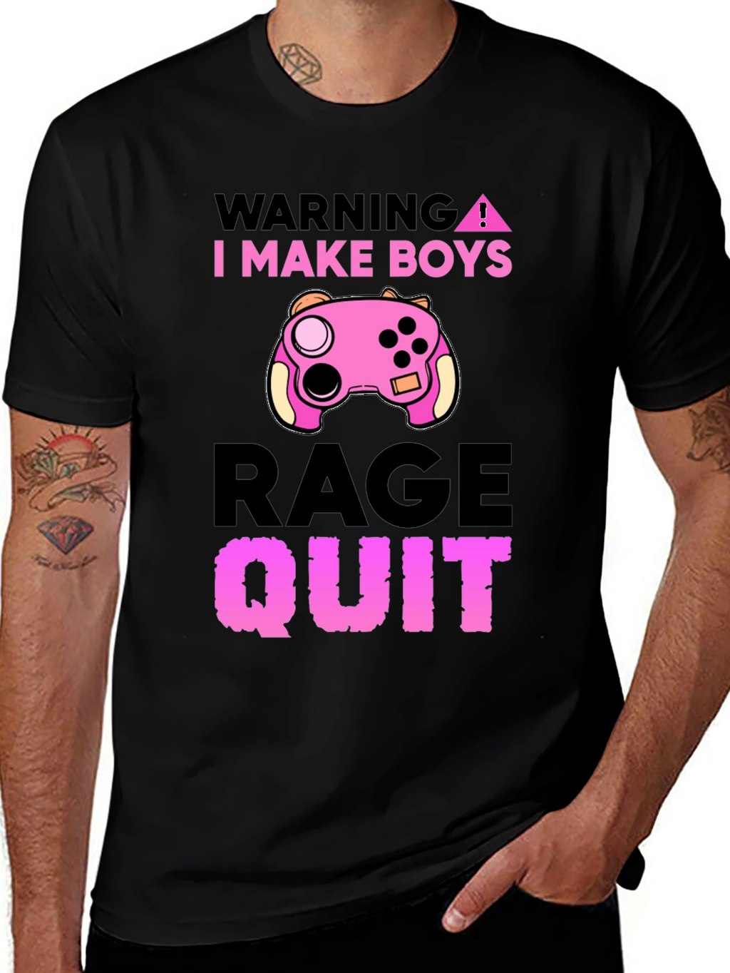 Warning I Make Boys Rage Quit Gaming T-Shirt