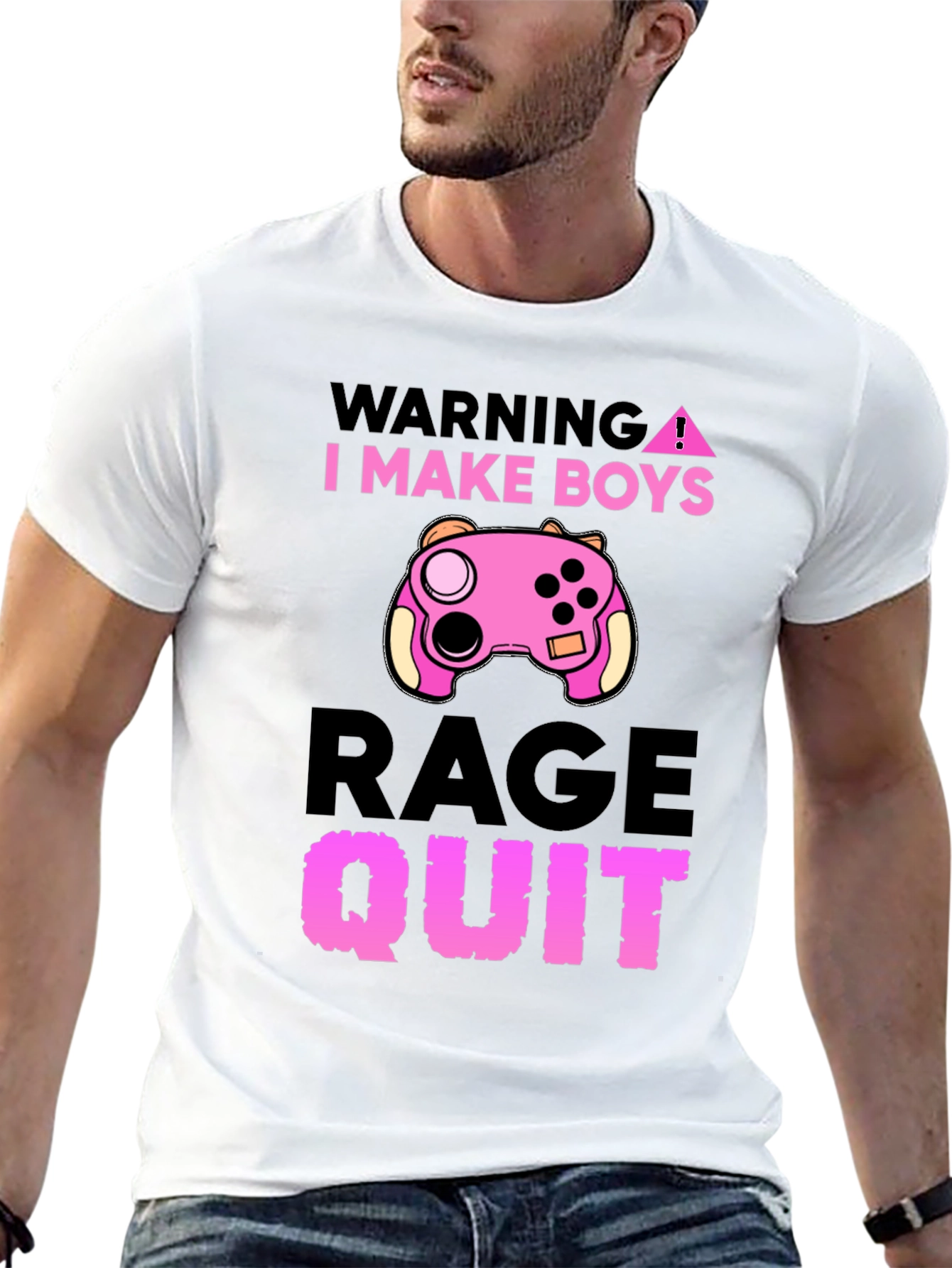 Warning I Make Boys Rage Quit Gaming T-Shirt