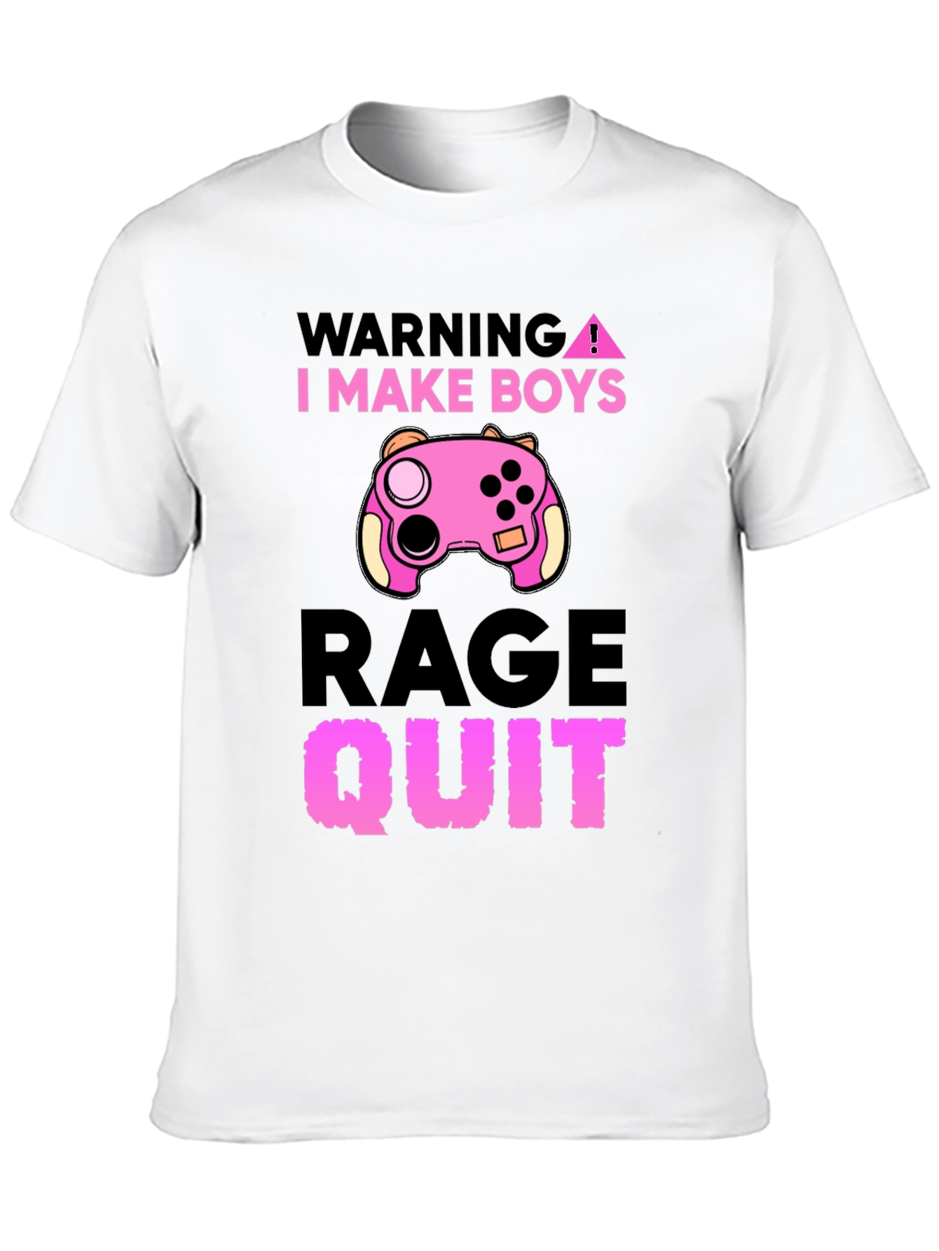 Warning I Make Boys Rage Quit Gaming T-Shirt