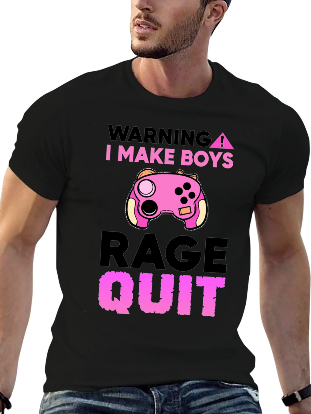 Warning I Make Boys Rage Quit Gaming T-Shirt