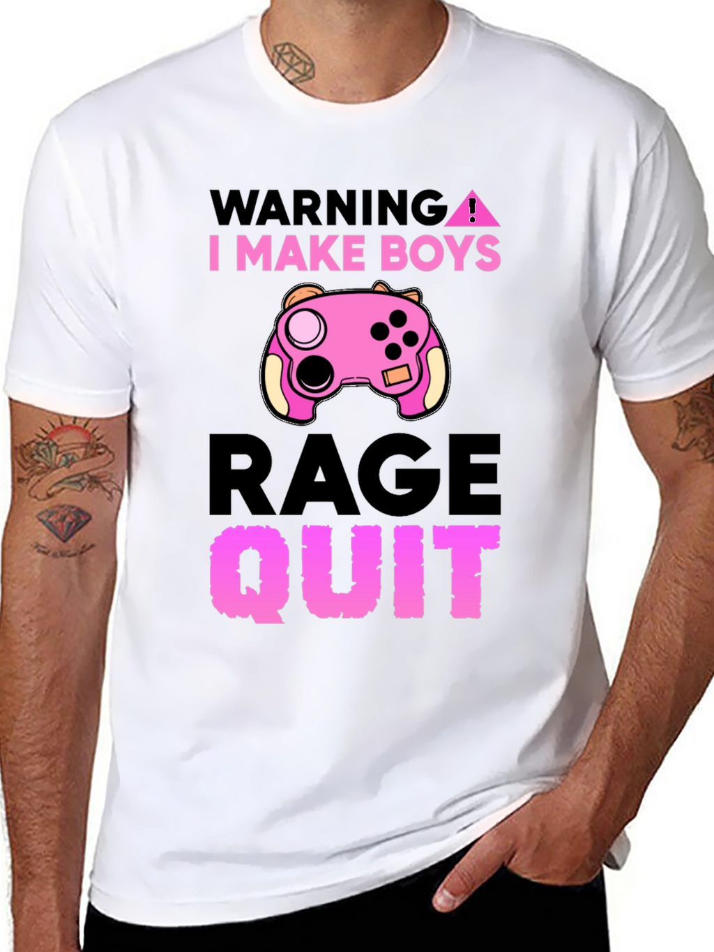 Warning I Make Boys Rage Quit Gaming T-Shirt