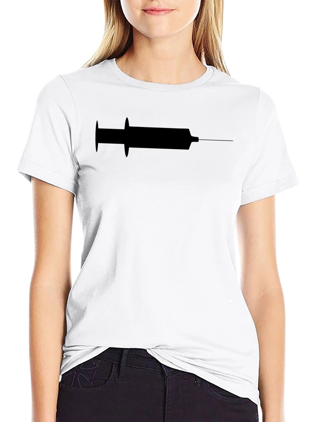 Dark Syringe Tee - Edgy Statement Shirt