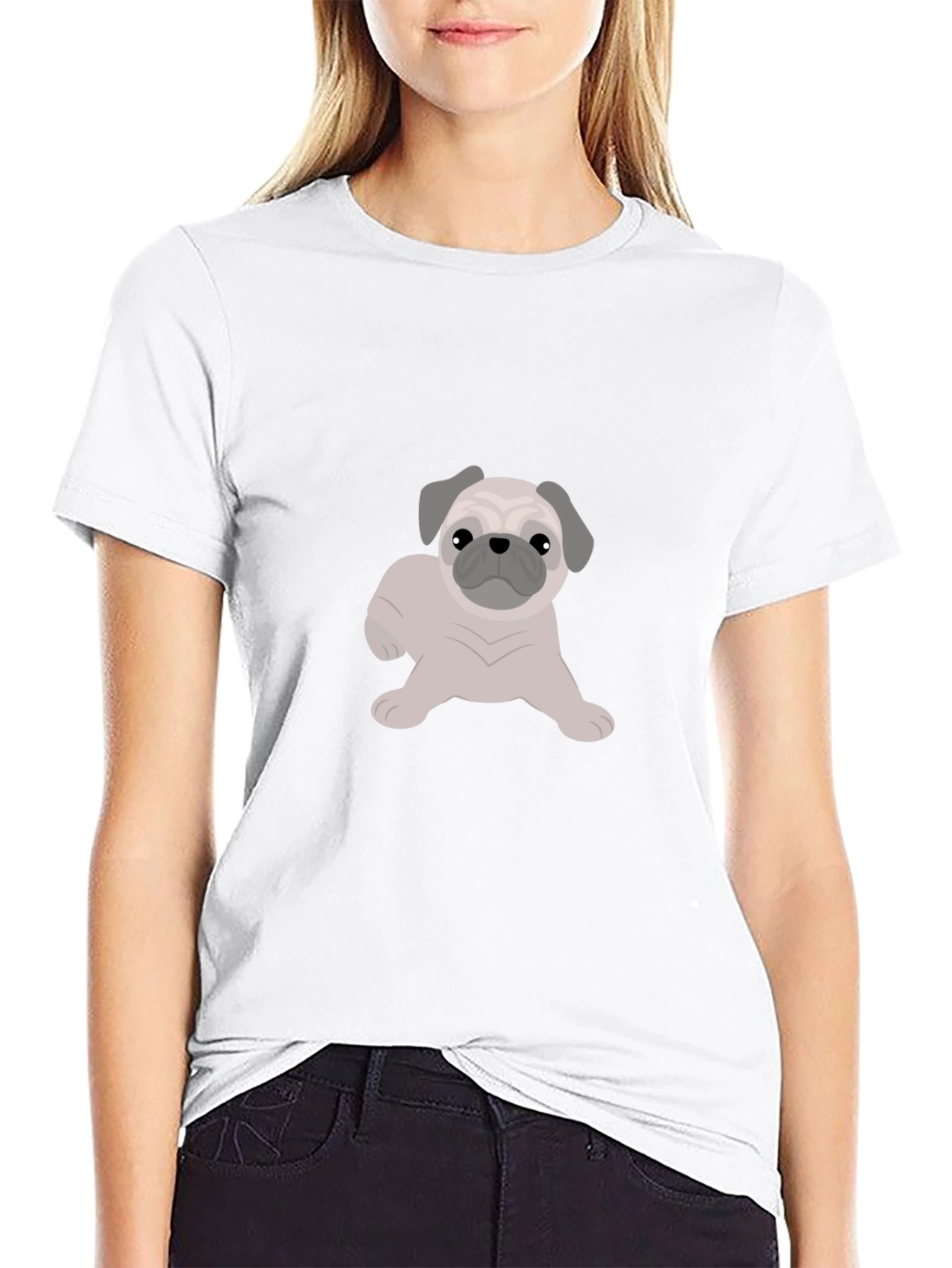 Pug Puppy Graphic Tee
