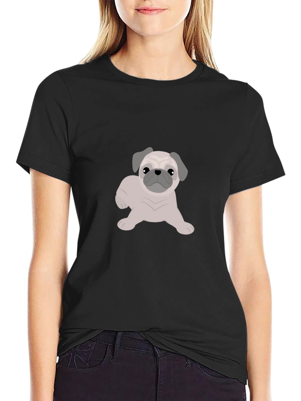 Pug Puppy Graphic Tee