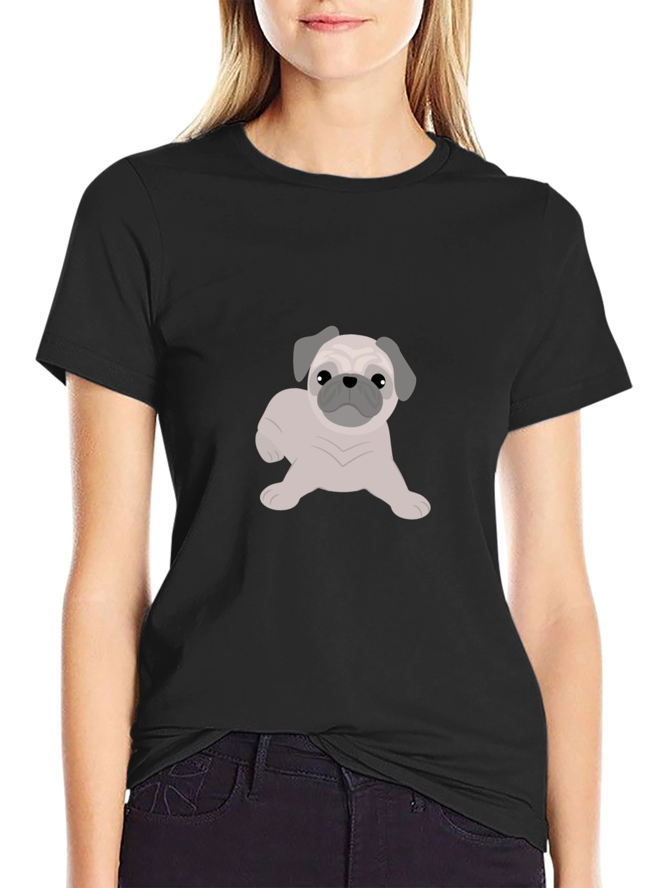 Pug Puppy Graphic Tee