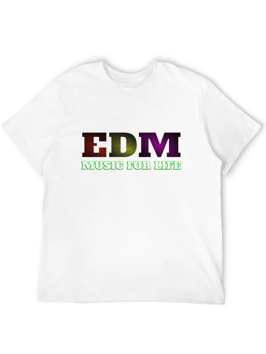 EDM Music for Life Black T-Shirt
