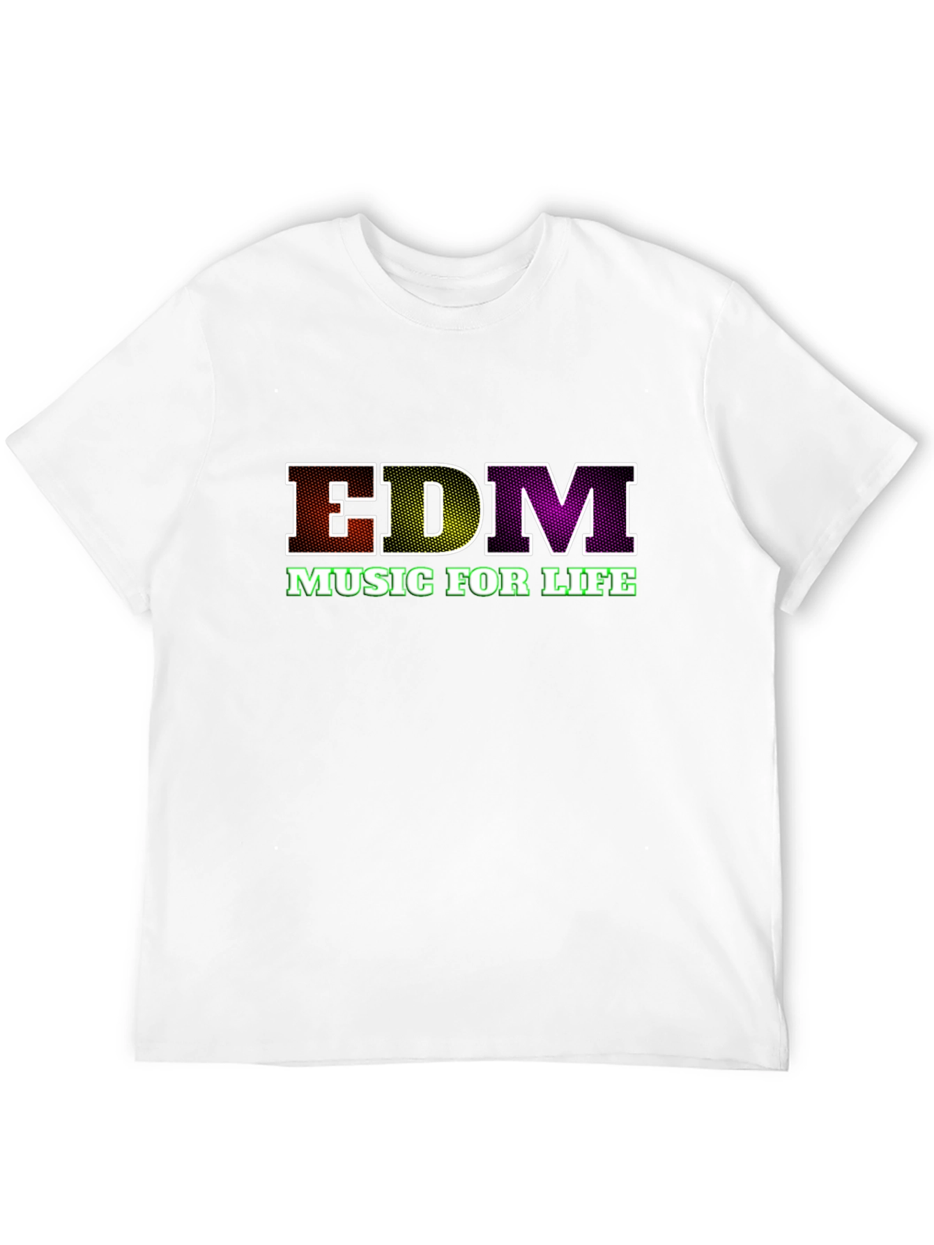 EDM Music for Life Black T-Shirt