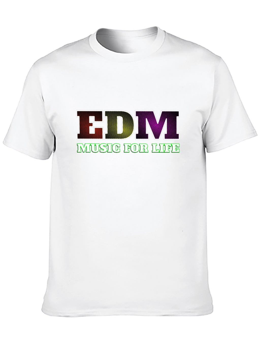 EDM Music for Life Black T-Shirt