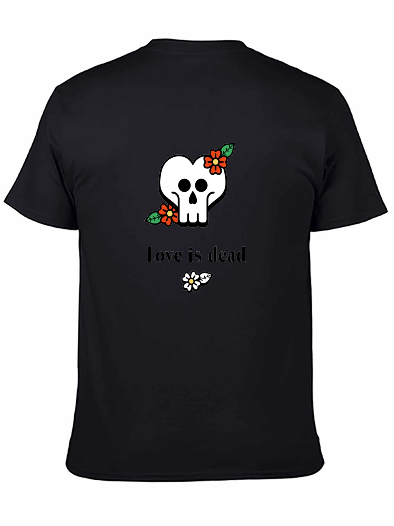 Love Is Dead Skull T-Shirt - Stylish Graphic Tee