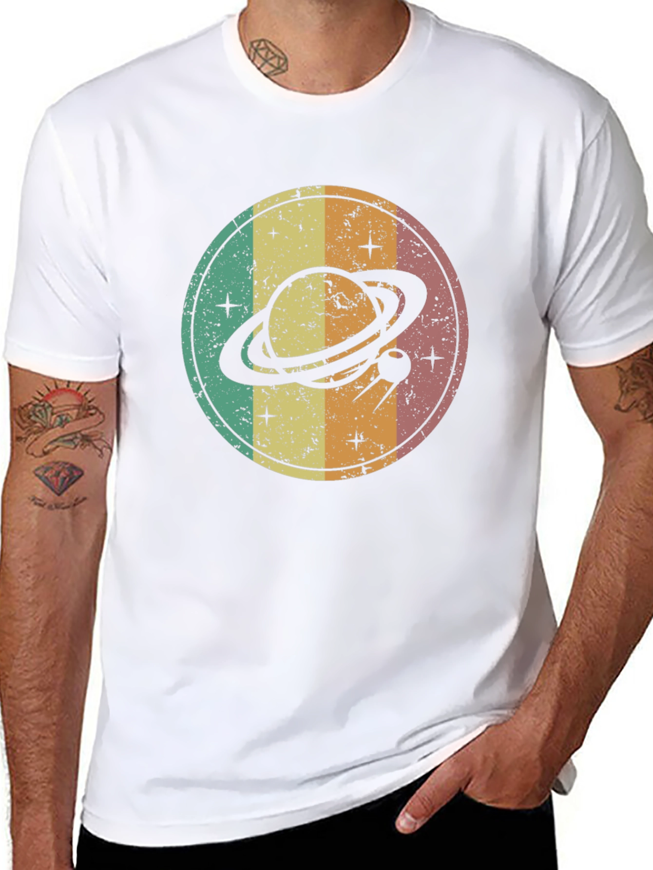 Retro Planet Graphic Tee