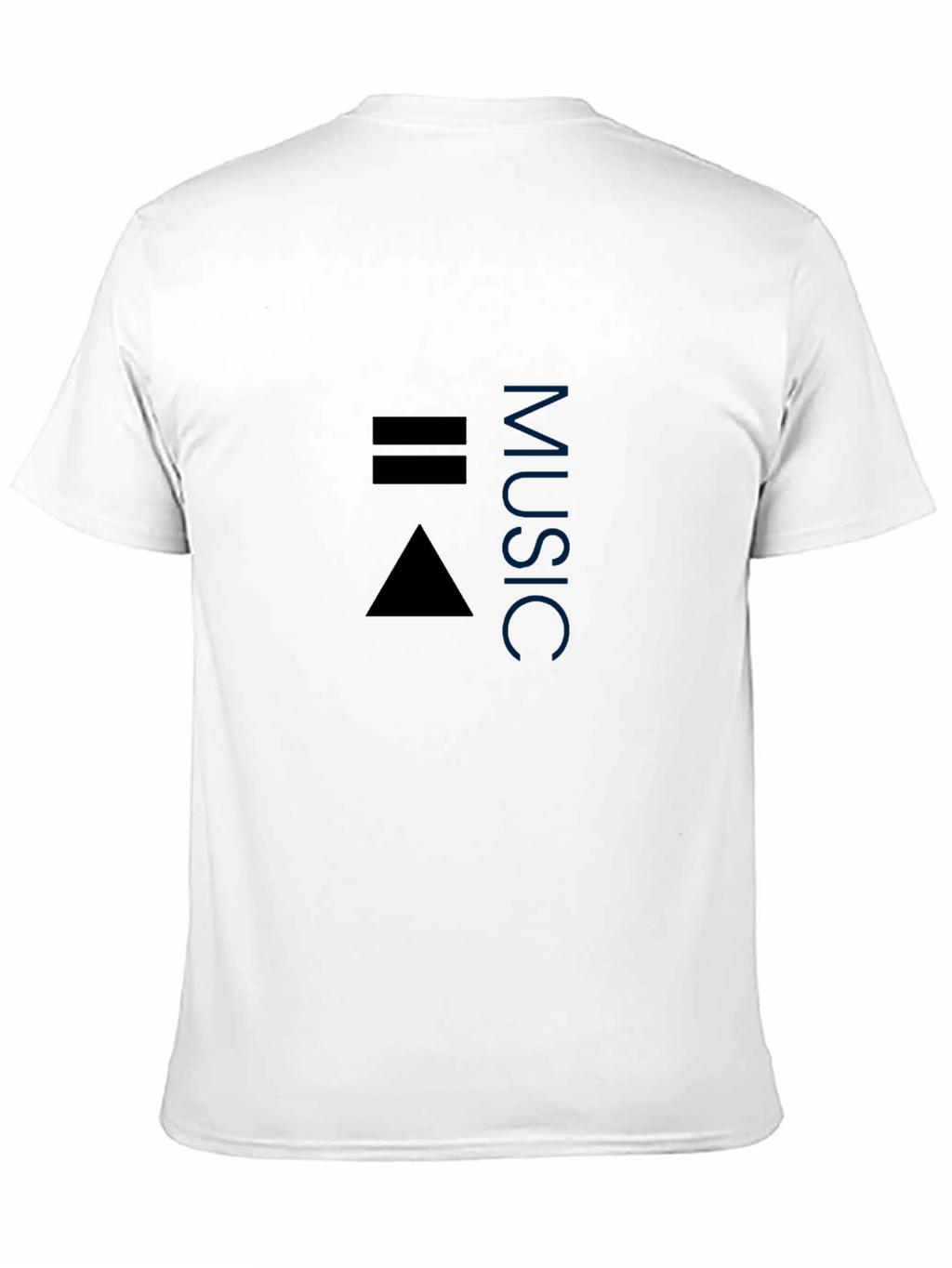 Music Symbol T-Shirt - Black Casual Tee
