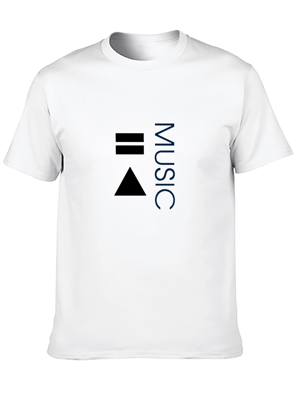 Music Symbol T-Shirt - Black Casual Tee