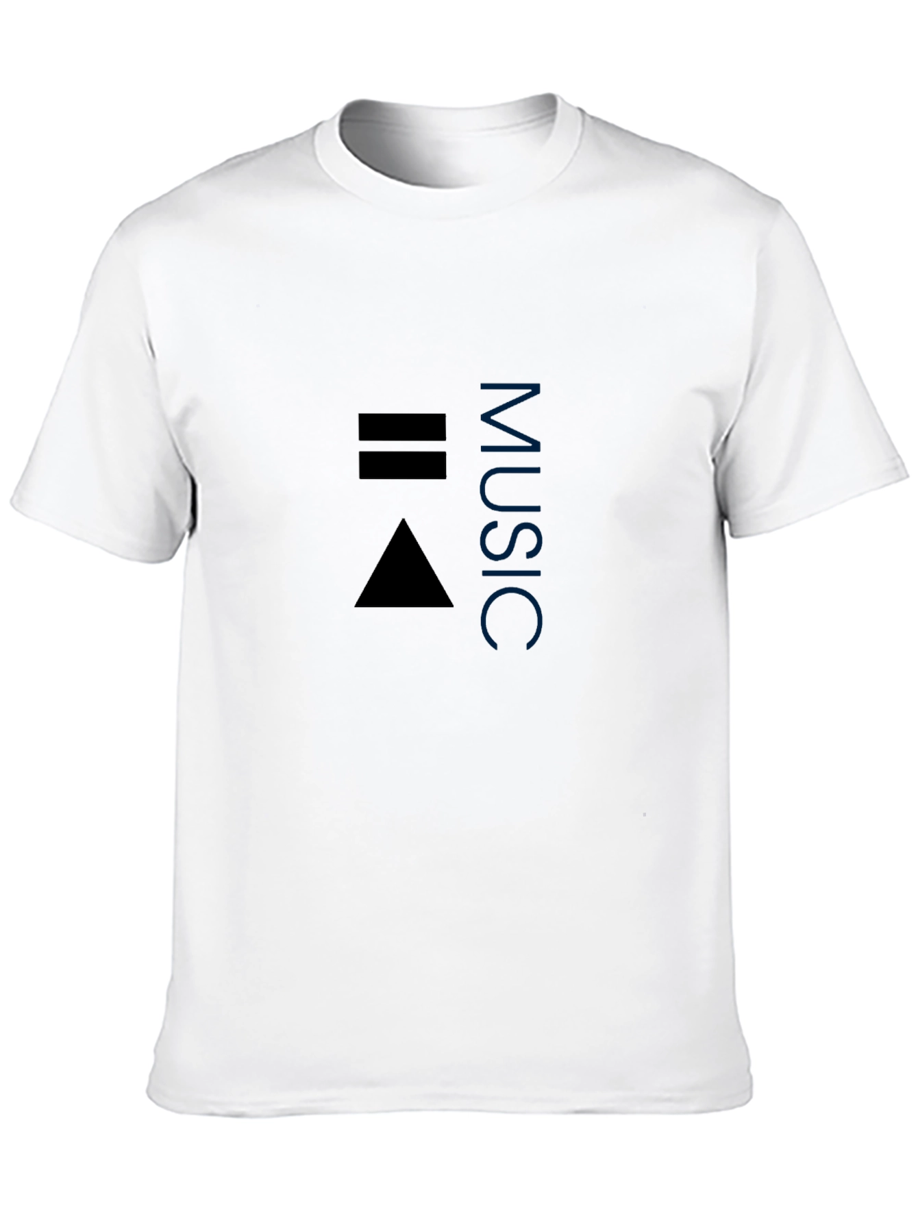 Music Symbol T-Shirt - Black Casual Tee