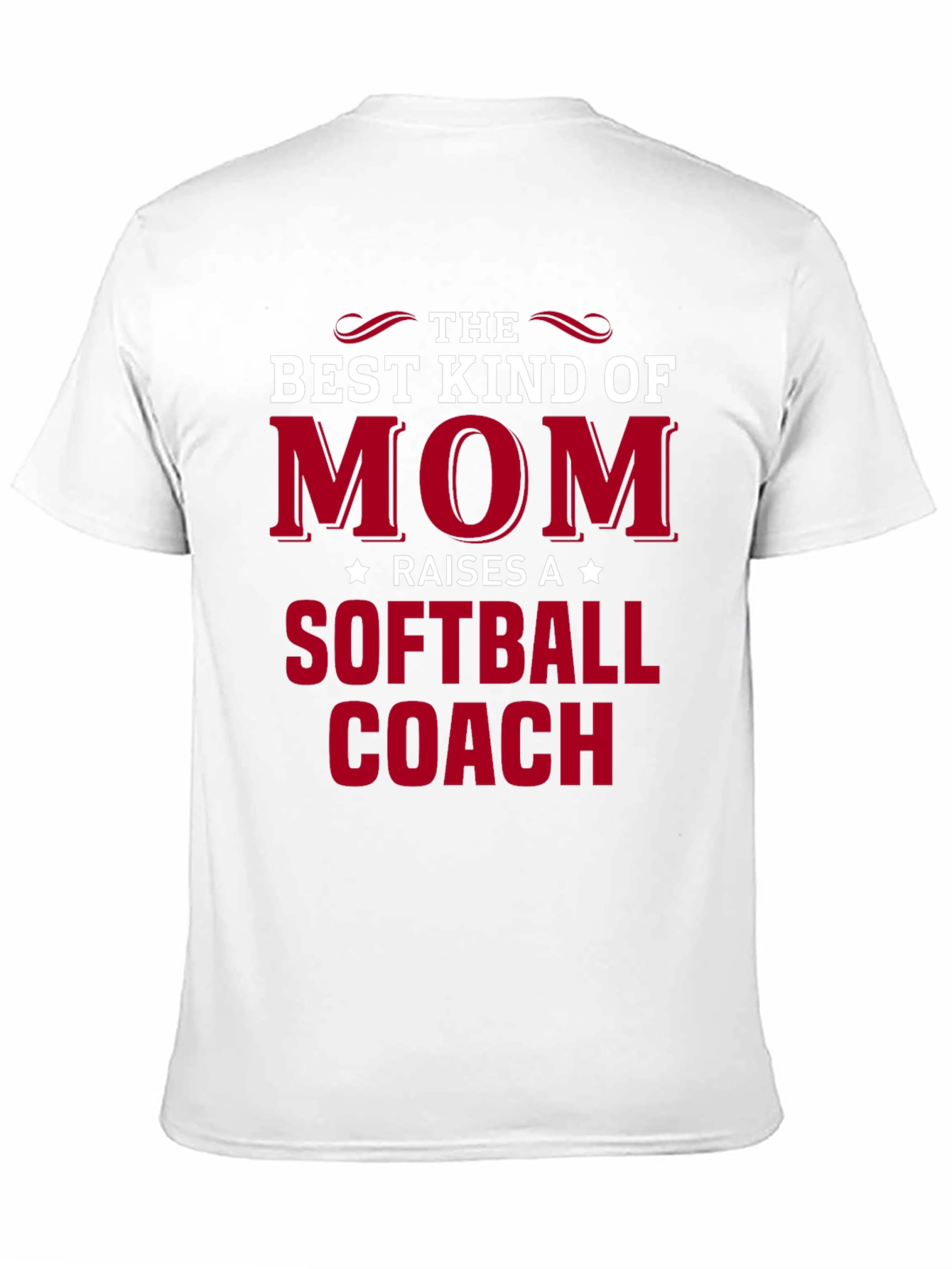 Best Kind of Mom Softball Coach T-Shirt
