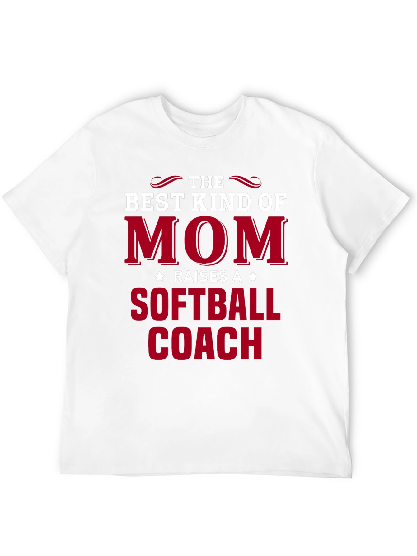 Best Kind of Mom Softball Coach T-Shirt