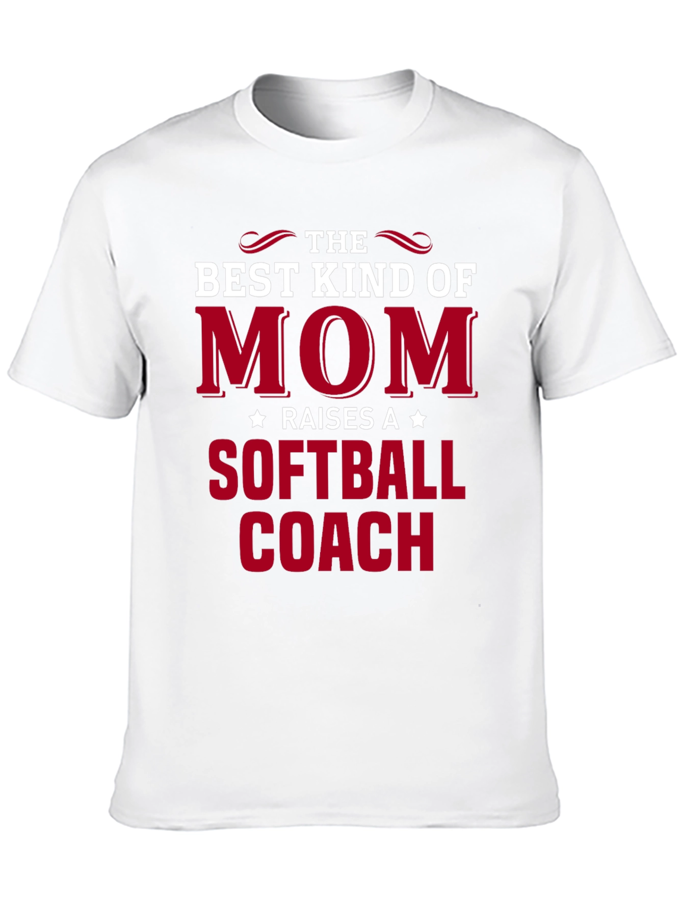 Best Kind of Mom Softball Coach T-Shirt