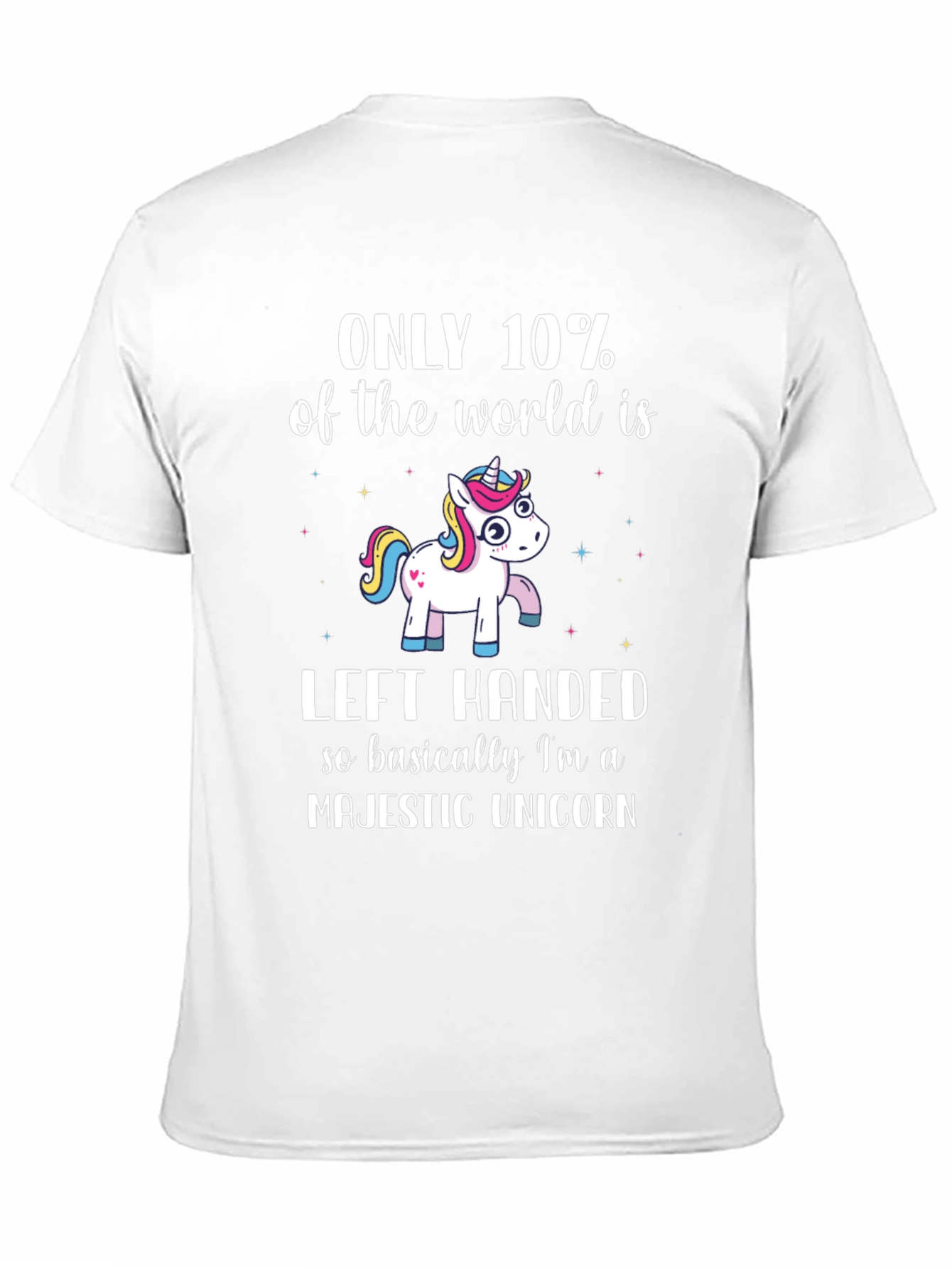 Left-Handed Majestic Unicorn T-Shirt