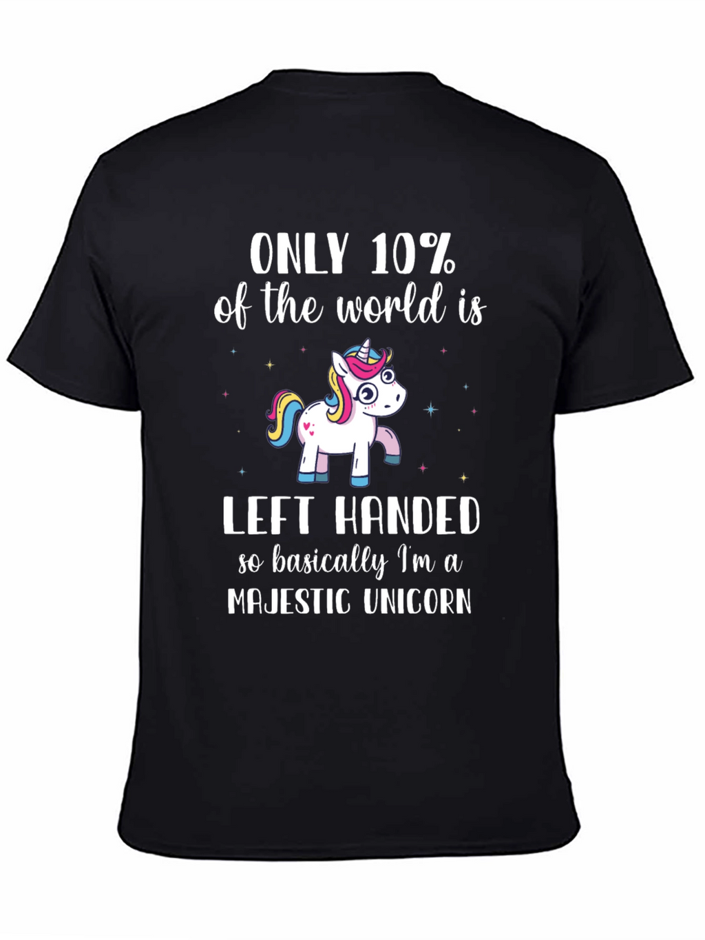 Left-Handed Majestic Unicorn T-Shirt