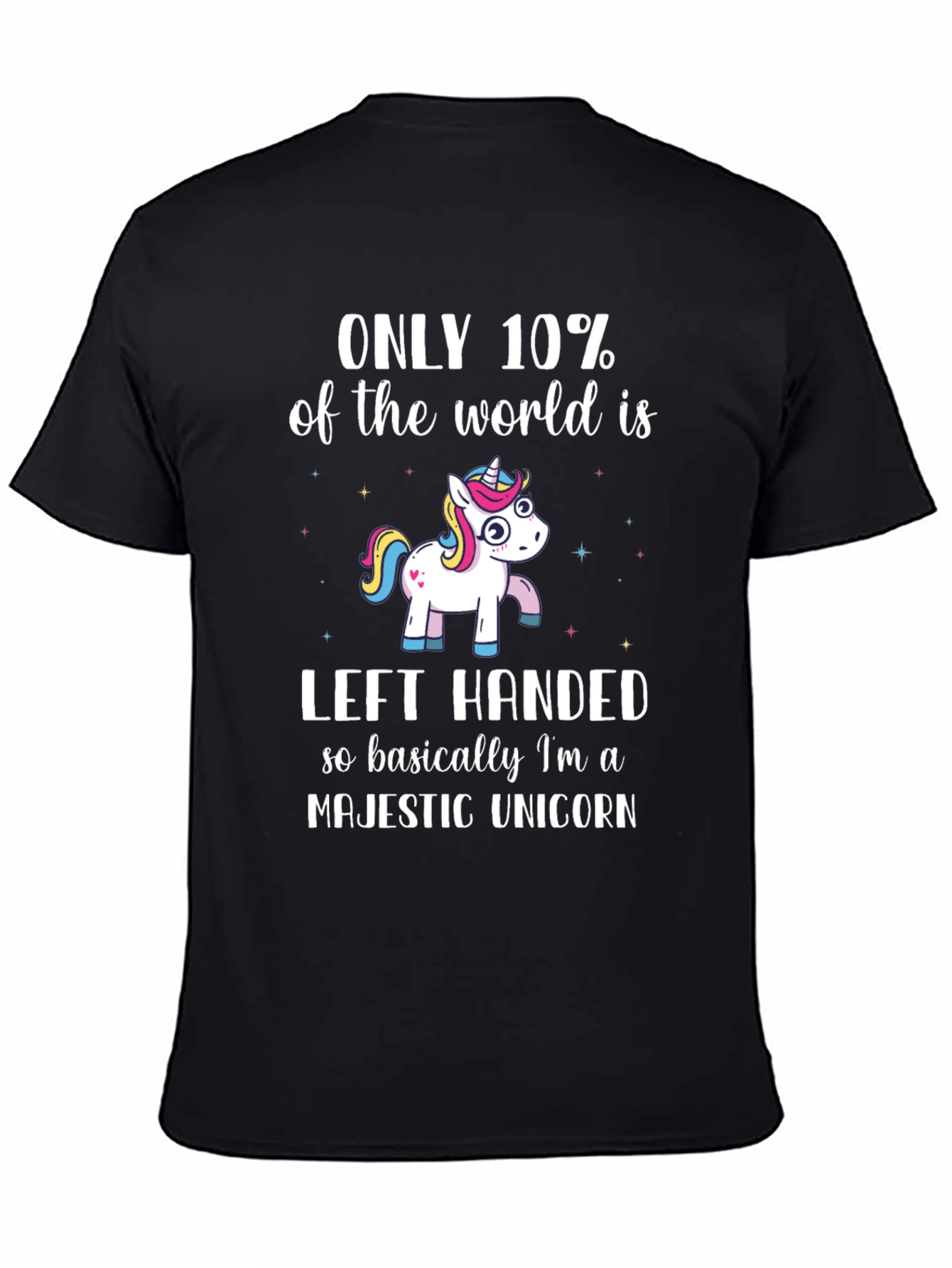 Left-Handed Majestic Unicorn T-Shirt