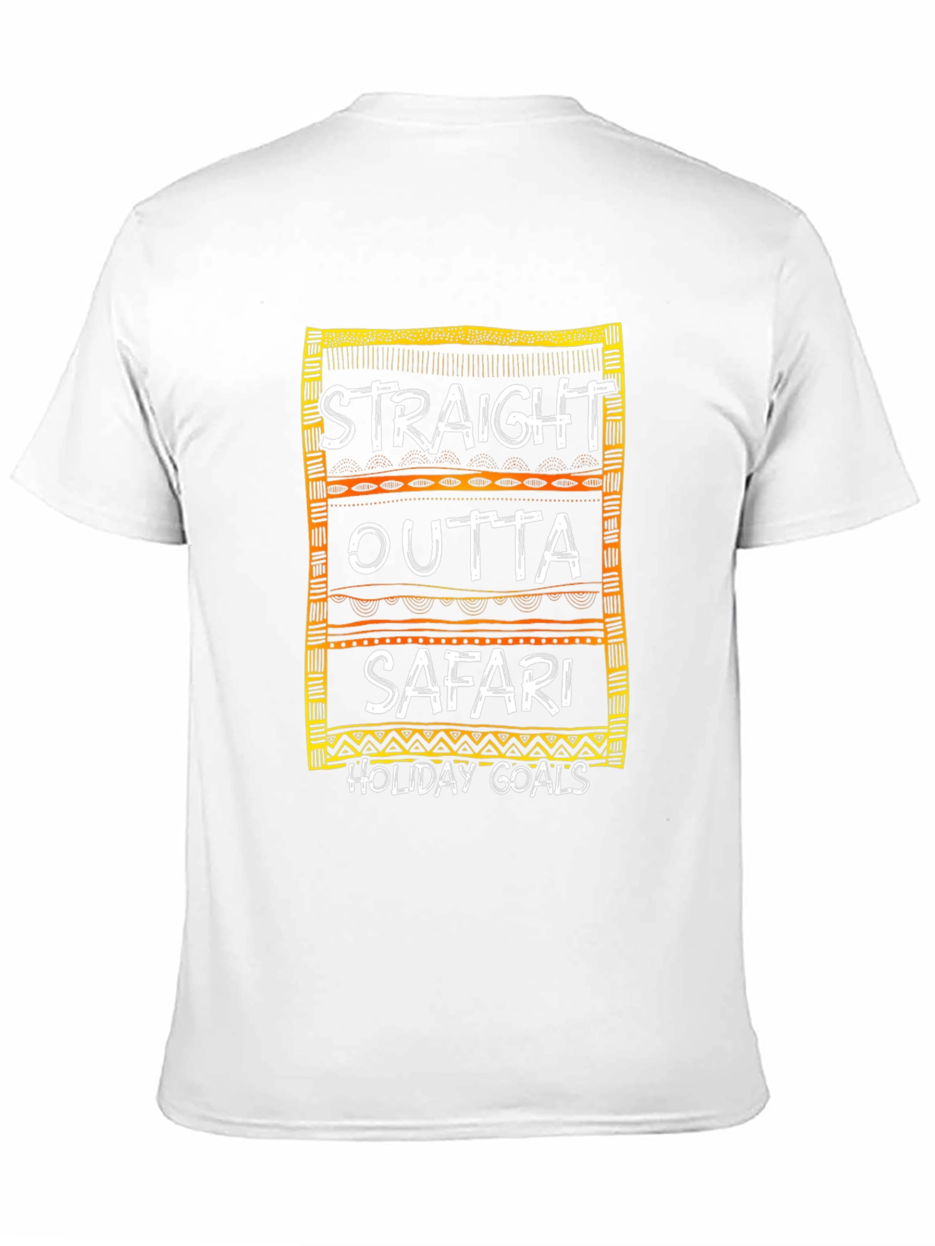 Straight Outta Safari Holiday Goals Graphic T-Shirt