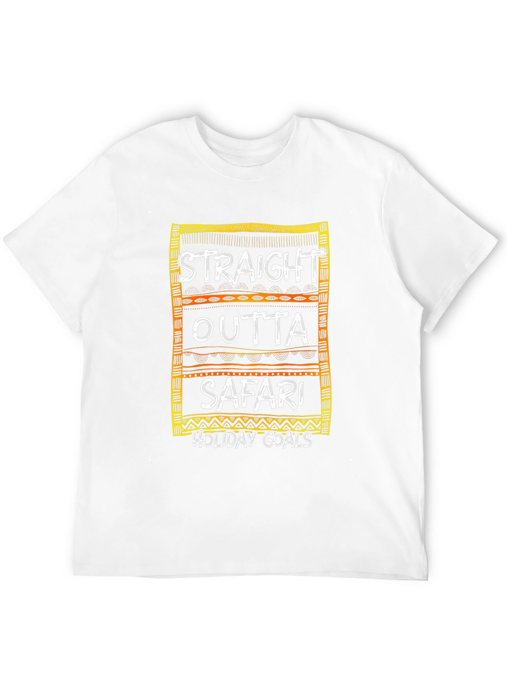 Straight Outta Safari Holiday Goals Graphic T-Shirt