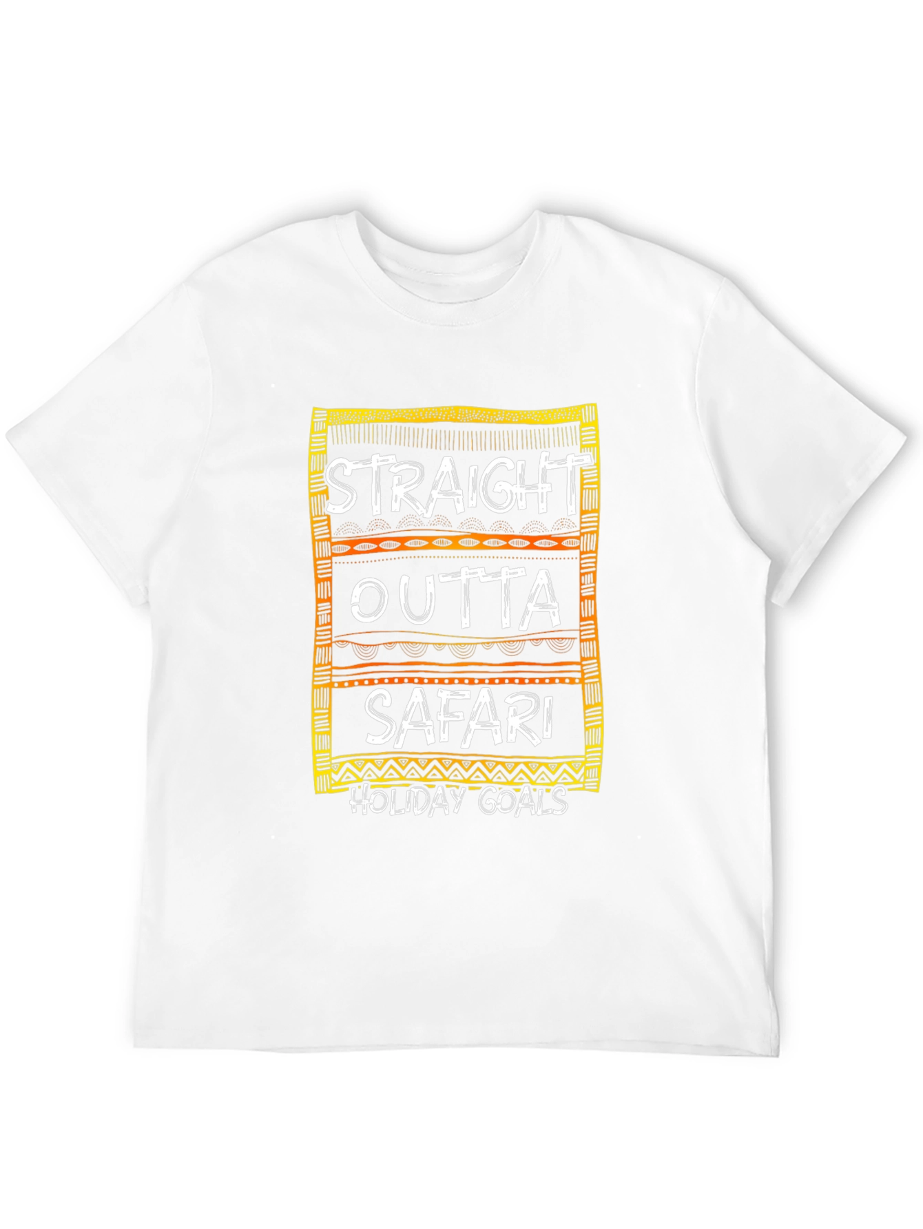 Straight Outta Safari Holiday Goals Graphic T-Shirt