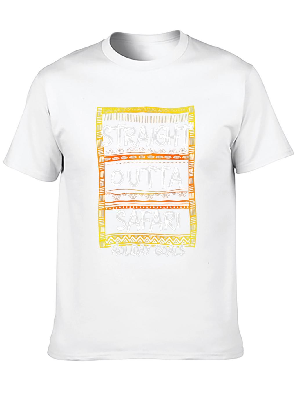 Straight Outta Safari Holiday Goals Graphic T-Shirt