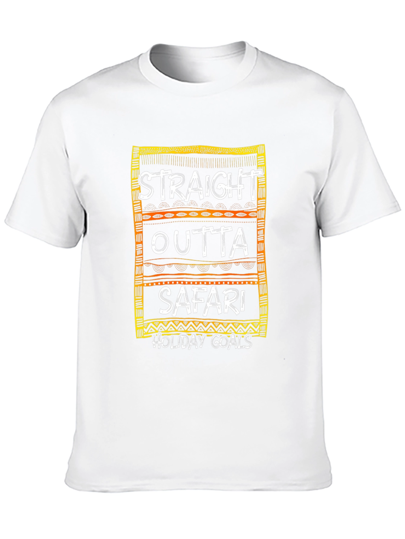 Straight Outta Safari Holiday Goals Graphic T-Shirt