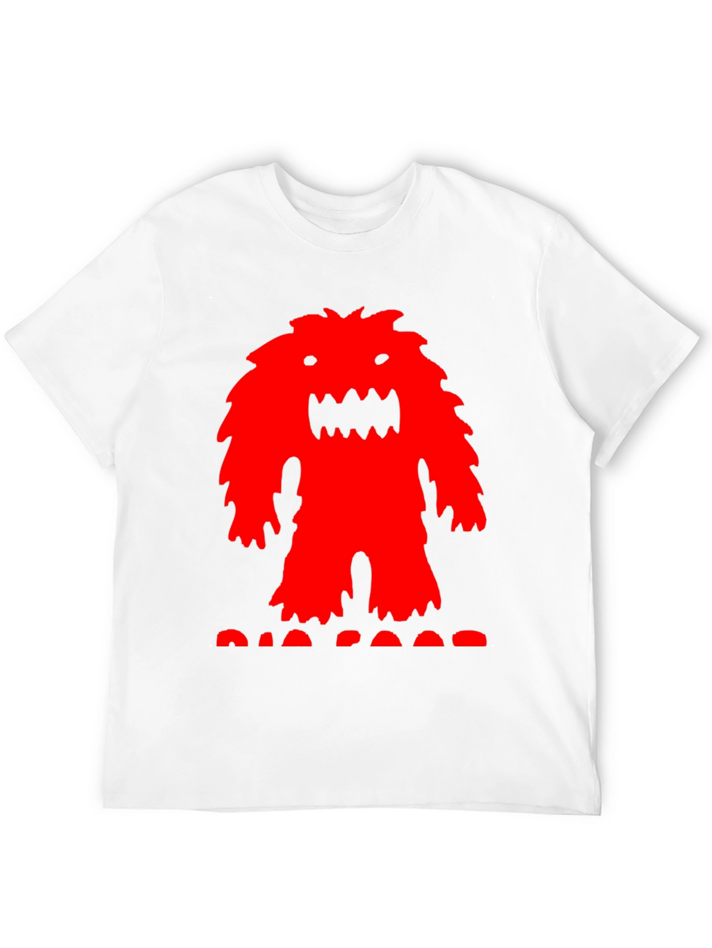 Monster Graphic Print Crew Neck T-Shirt