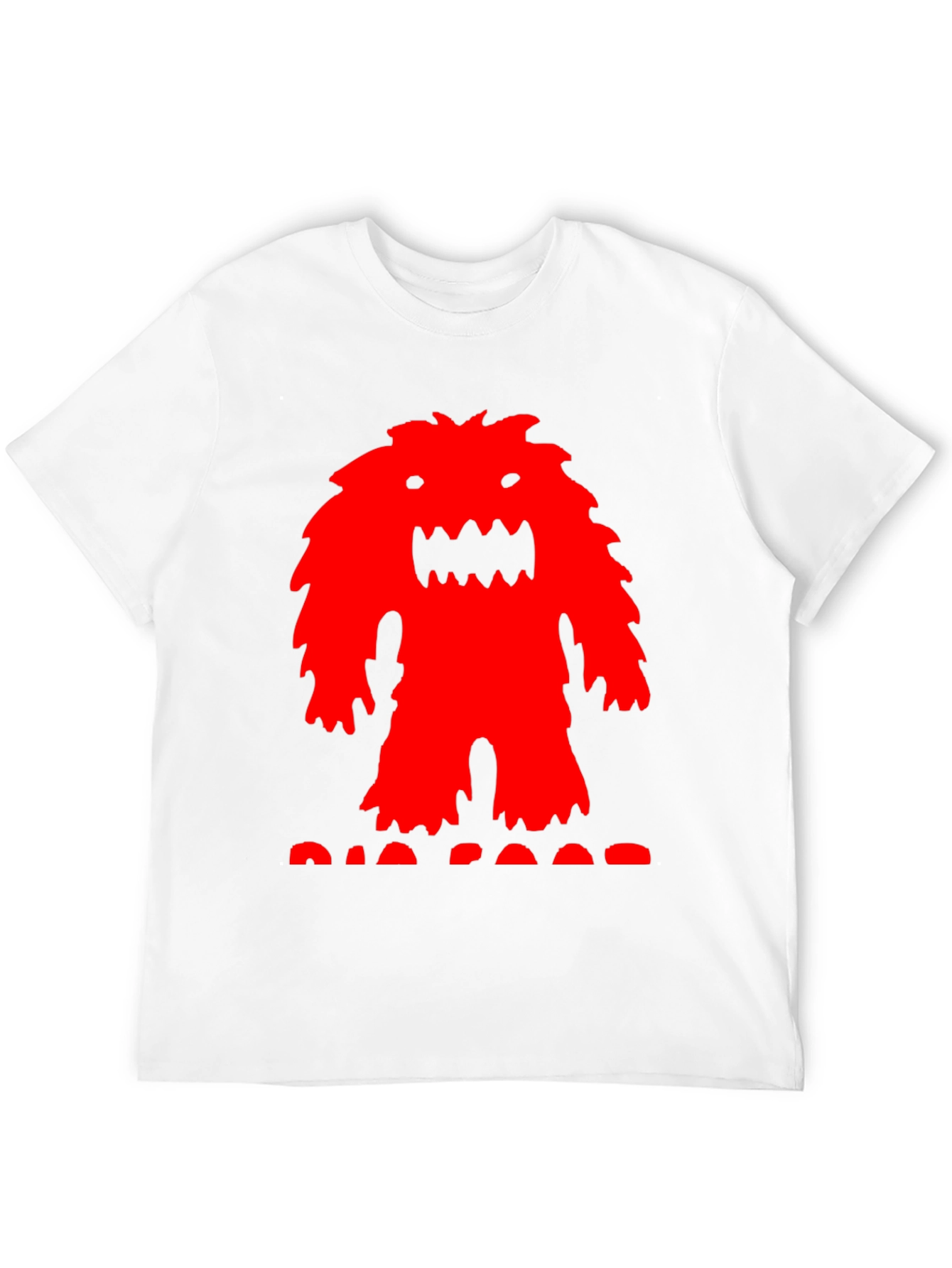 Monster Graphic Print Crew Neck T-Shirt