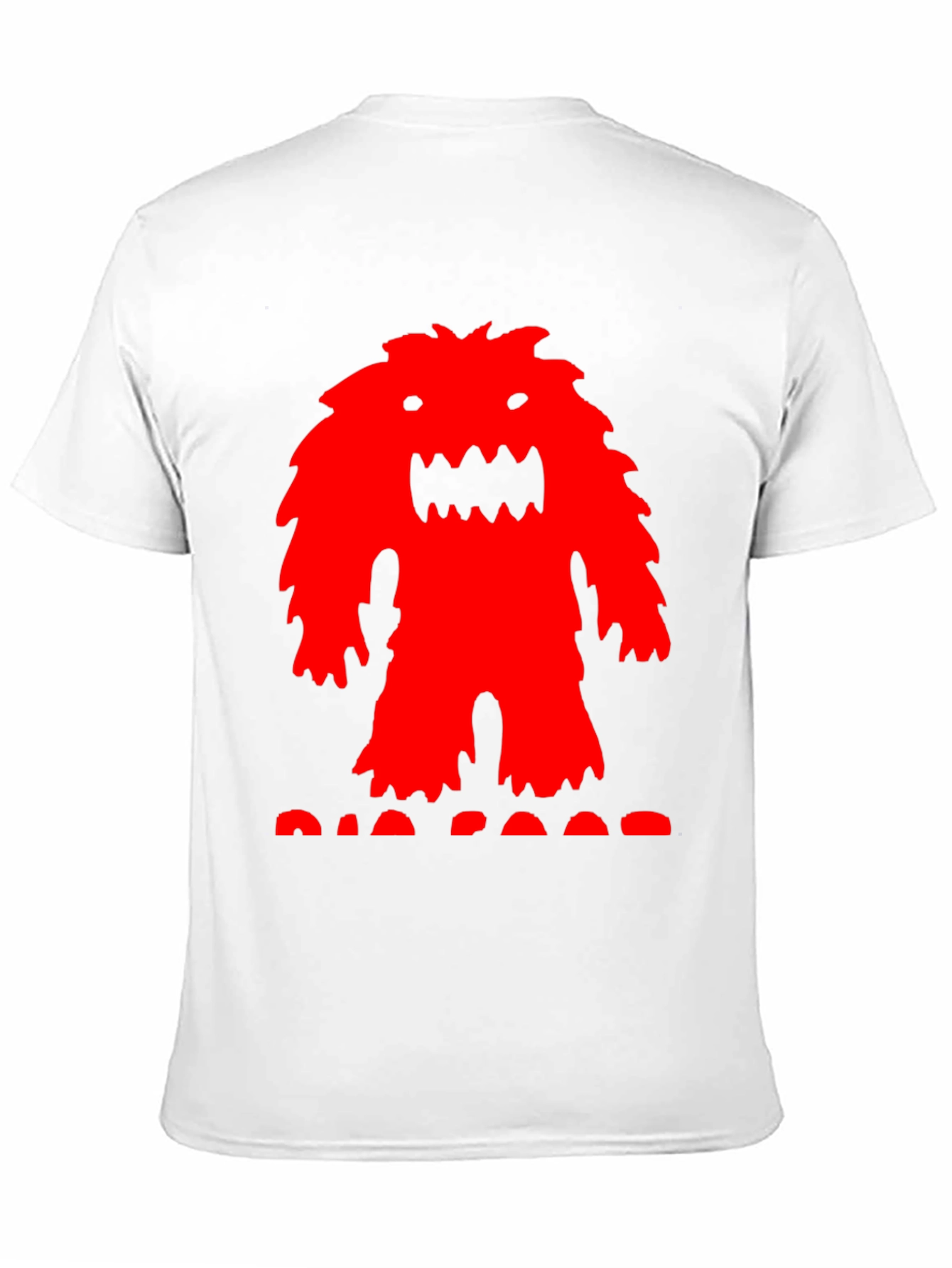 Monster Graphic Print Crew Neck T-Shirt
