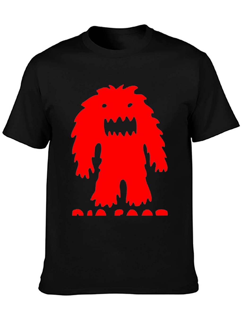 Monster Graphic Print Crew Neck T-Shirt