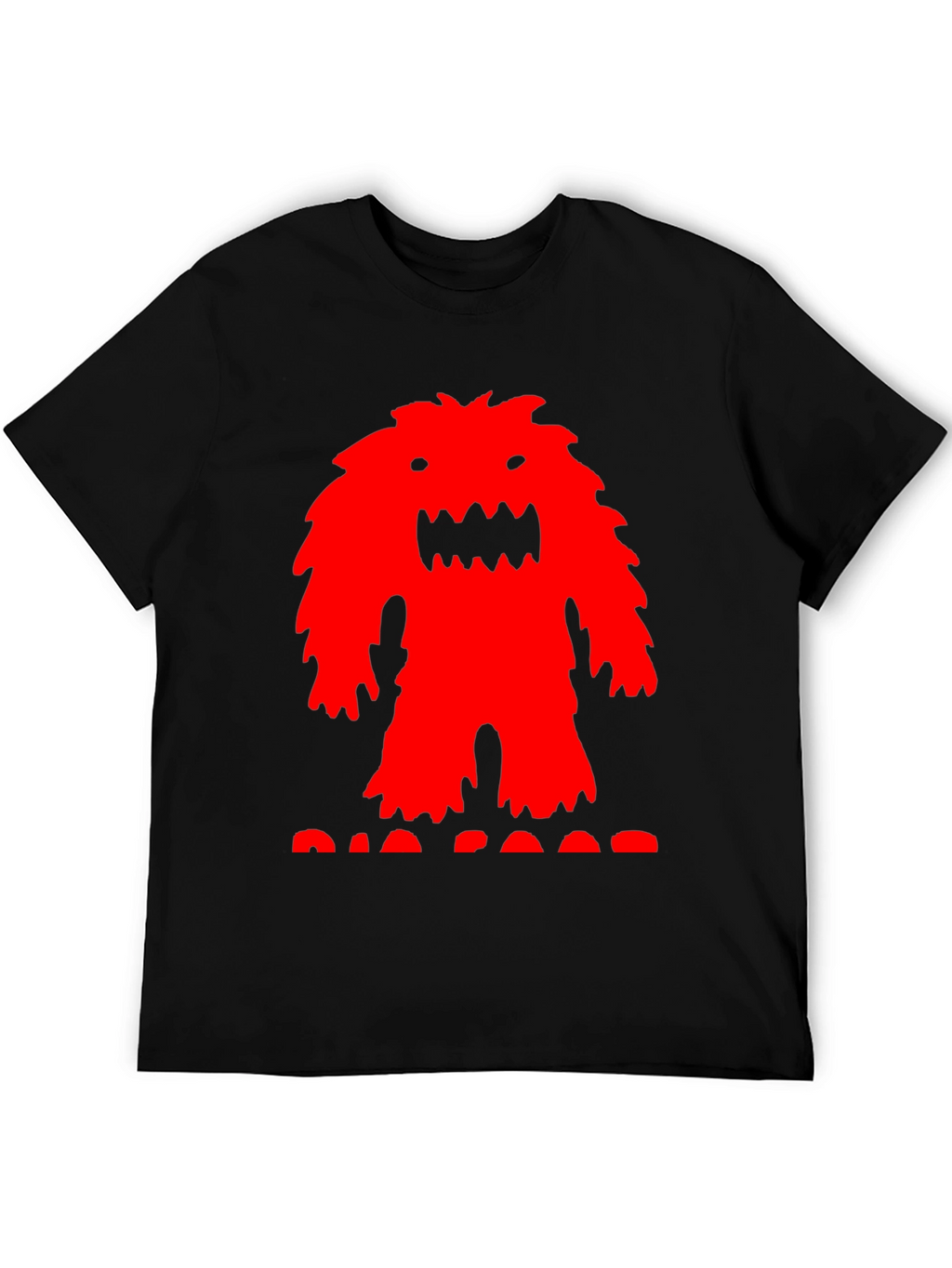 Monster Graphic Print Crew Neck T-Shirt