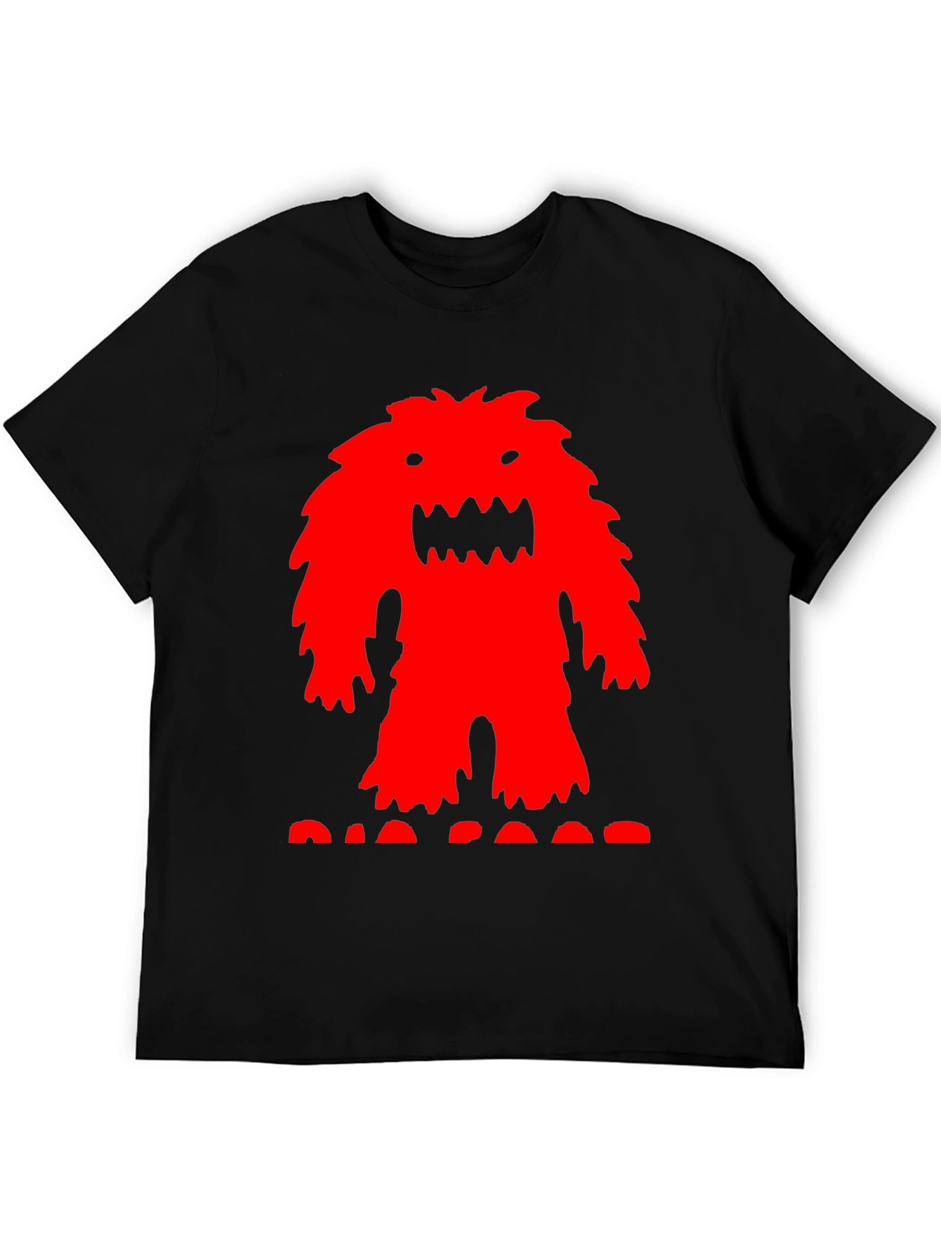 Monster Graphic Print Crew Neck T-Shirt