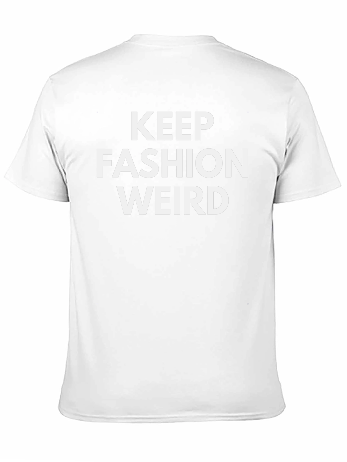 Keep Fashion Weird Black Graphic Tee
