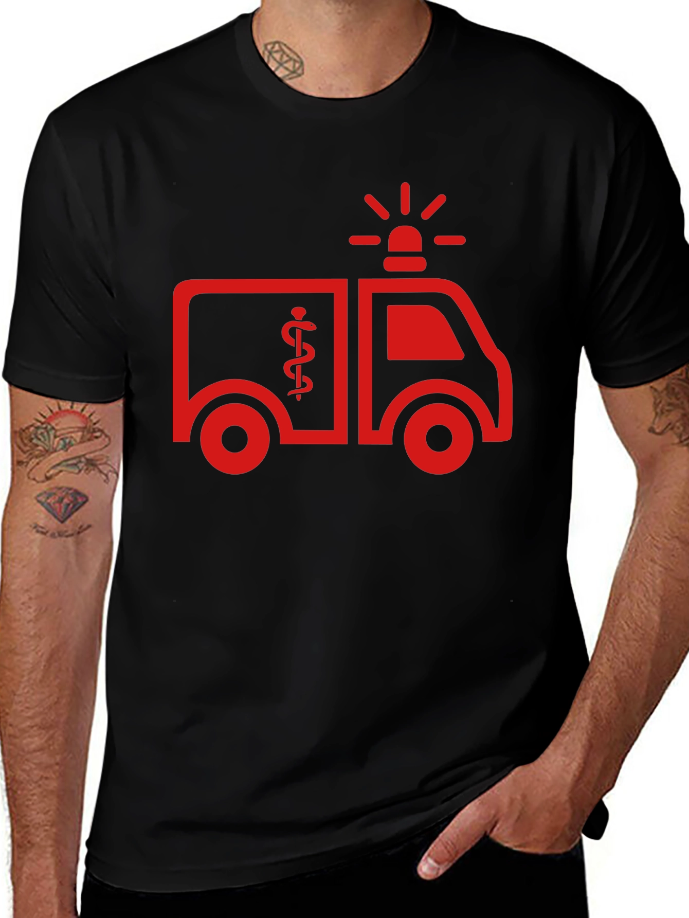 Medical Vehicle Graphic T-Shirt